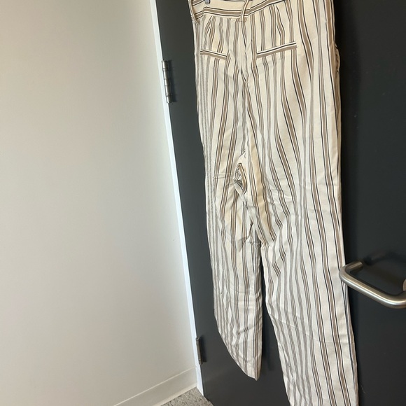 Part Two NWT size 12 (42)Elegant Cream and Black Flare/wide Pants with stripes - Picture 9 of 16